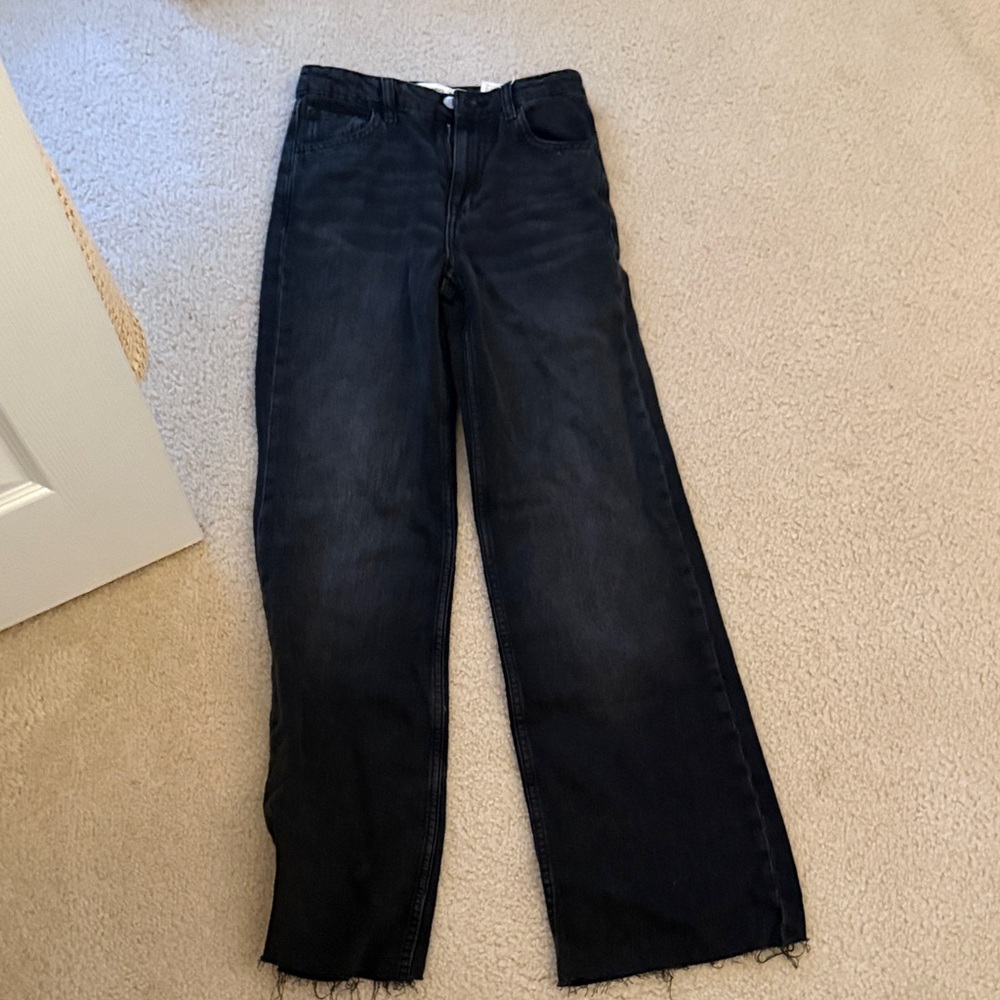 Mango Black Flare Women's Jeans